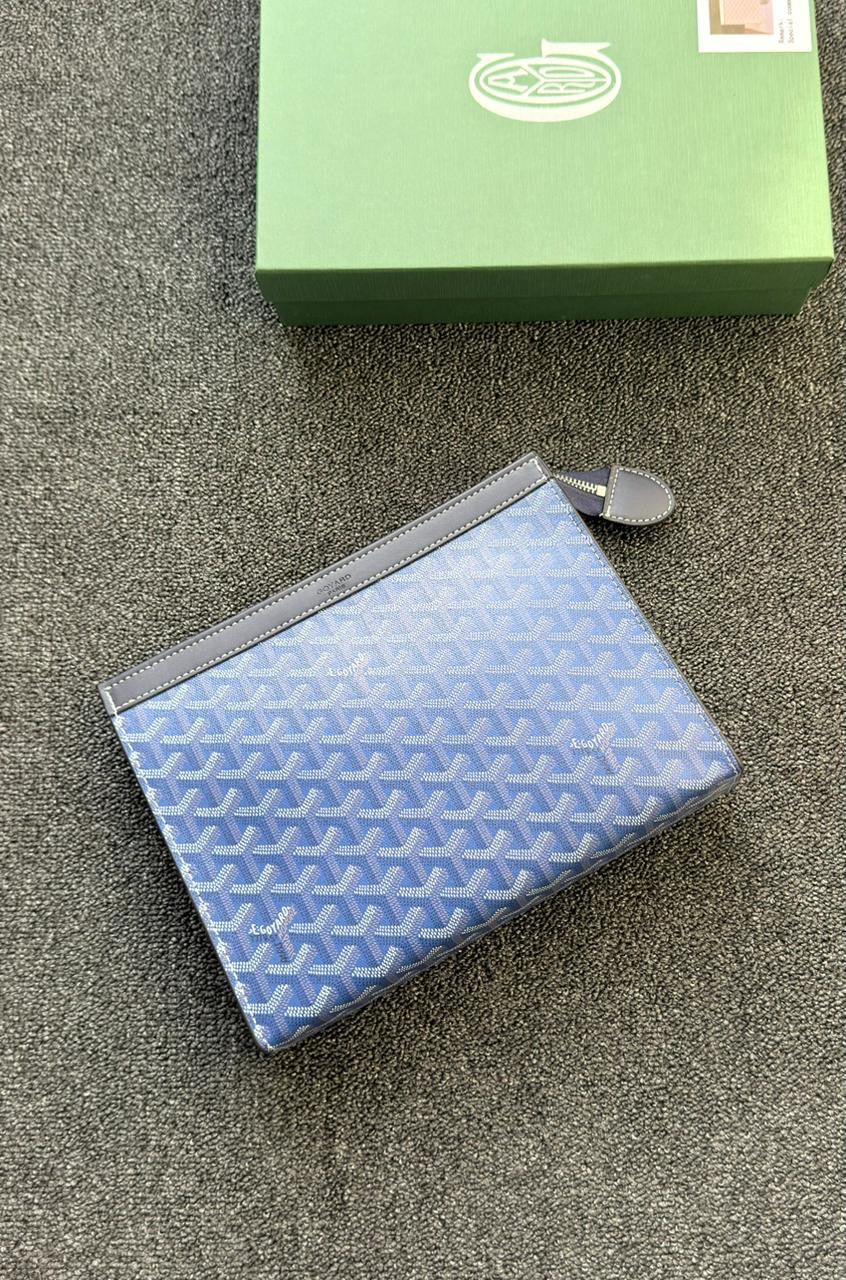 Goyard Clutch - “Blue”