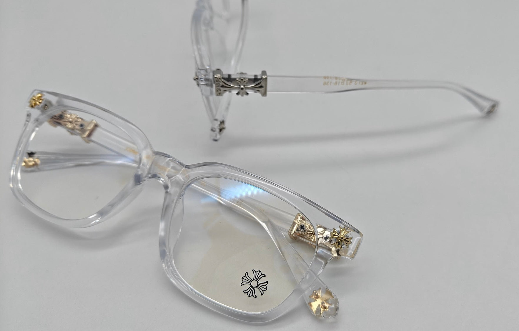 Chrome Clear Glasses