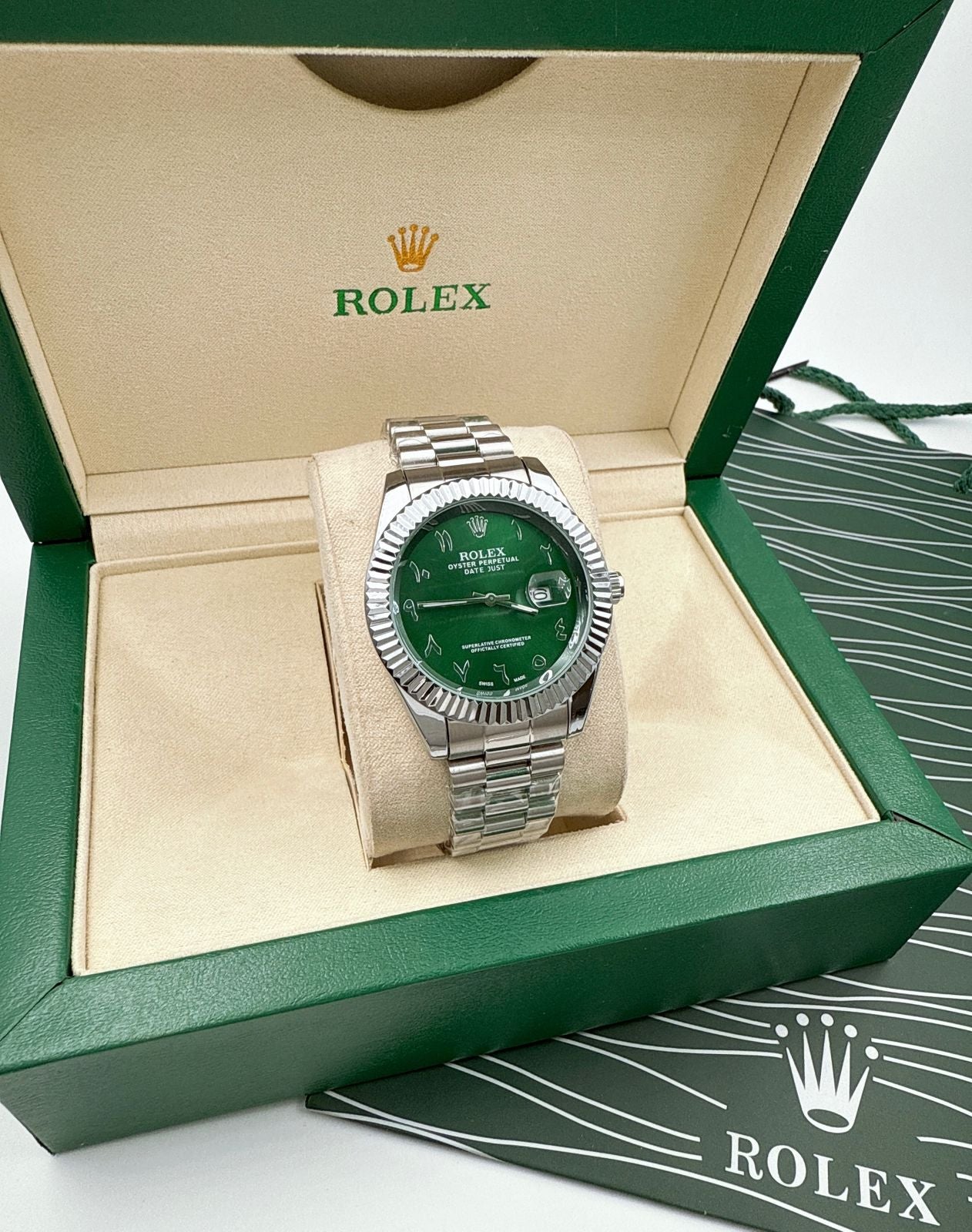 Rolex Datejust 41 Green Dial - Arabic Numerals