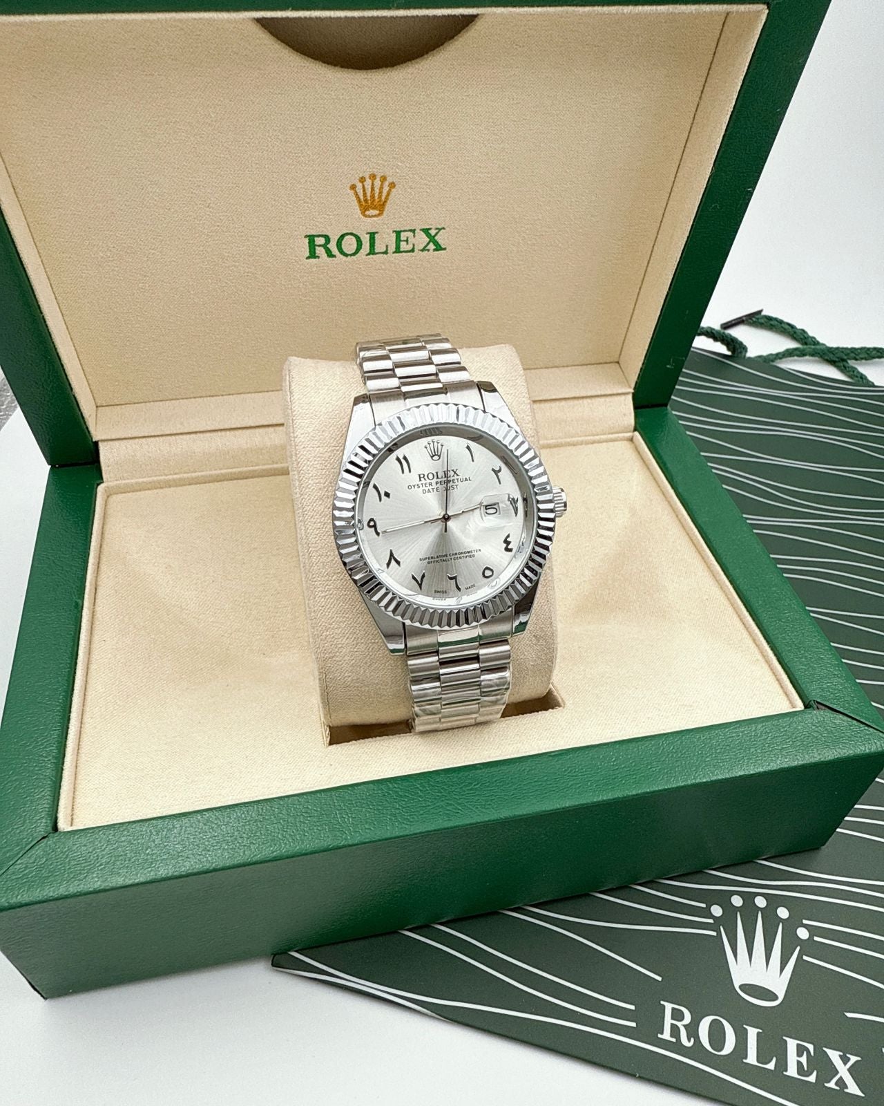 Rolex Datejust 41 White Gold Dial - Arabic Numerals