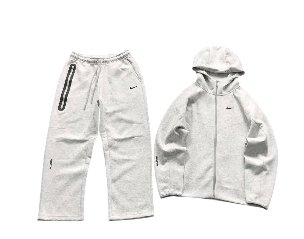 Nike NOCTA Essential Zip Tracksuit Set-light heather grey