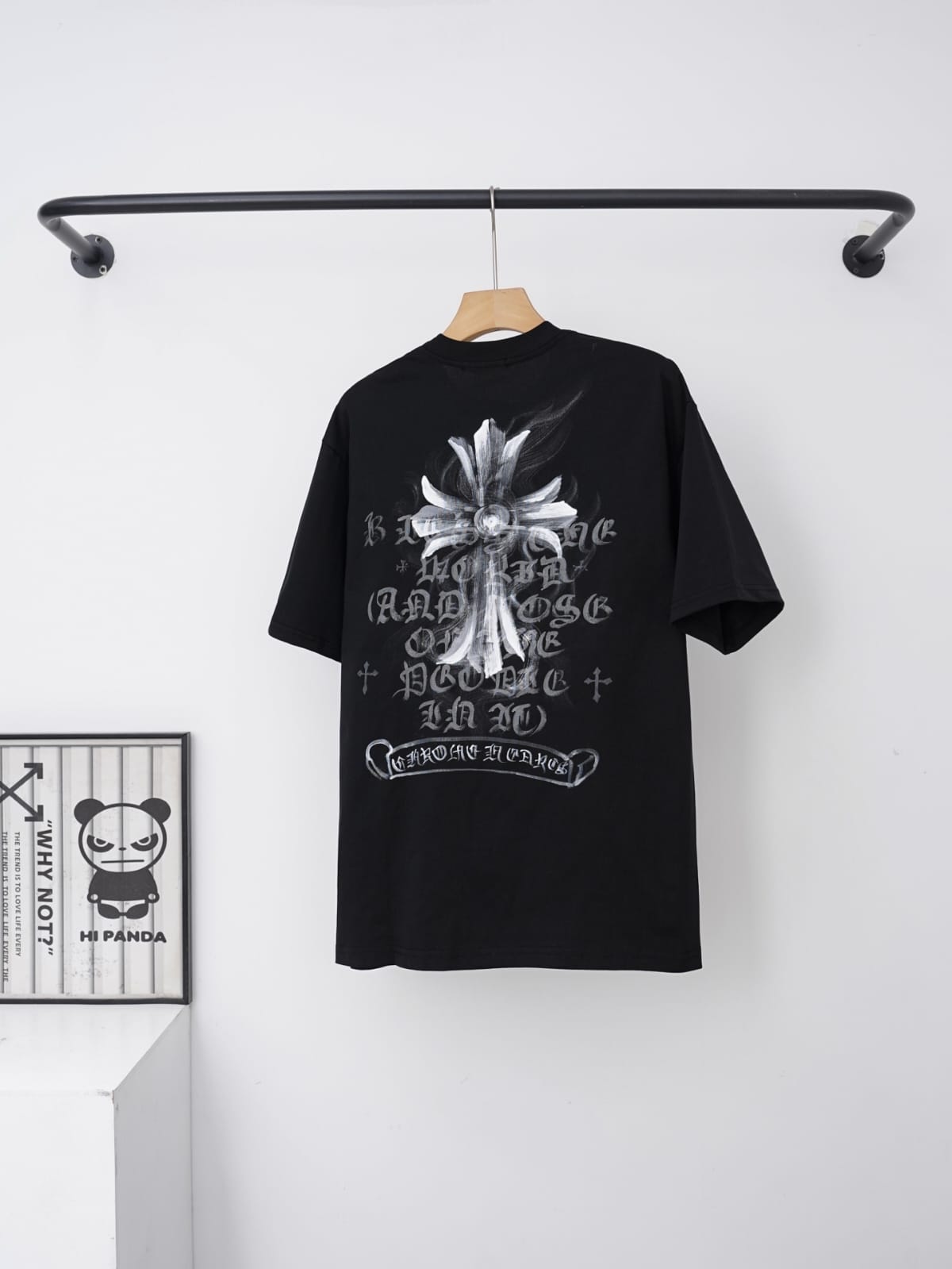 CHROME HEARTS T-SHIRT-BLACK