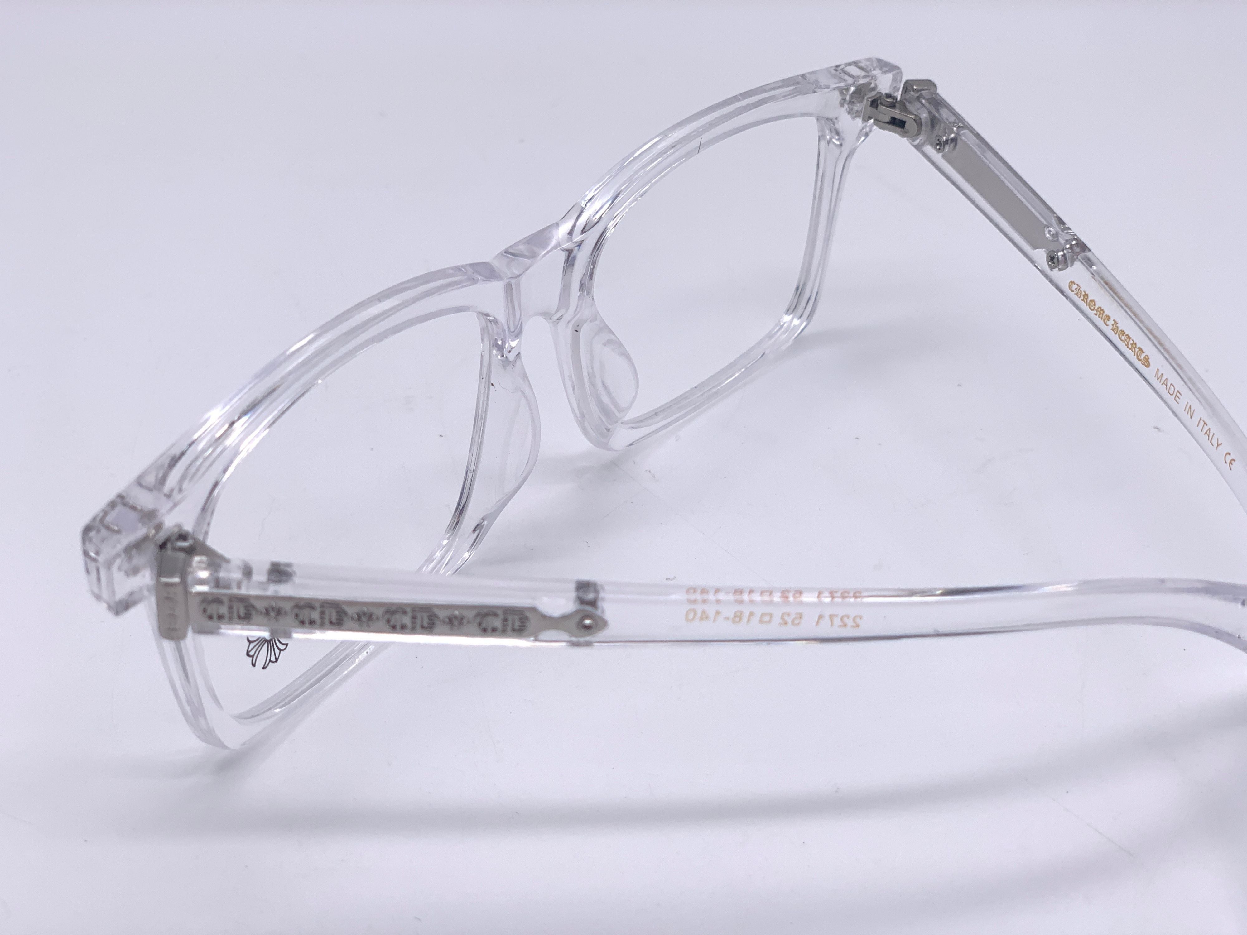 Chrome Clear Glasses V1