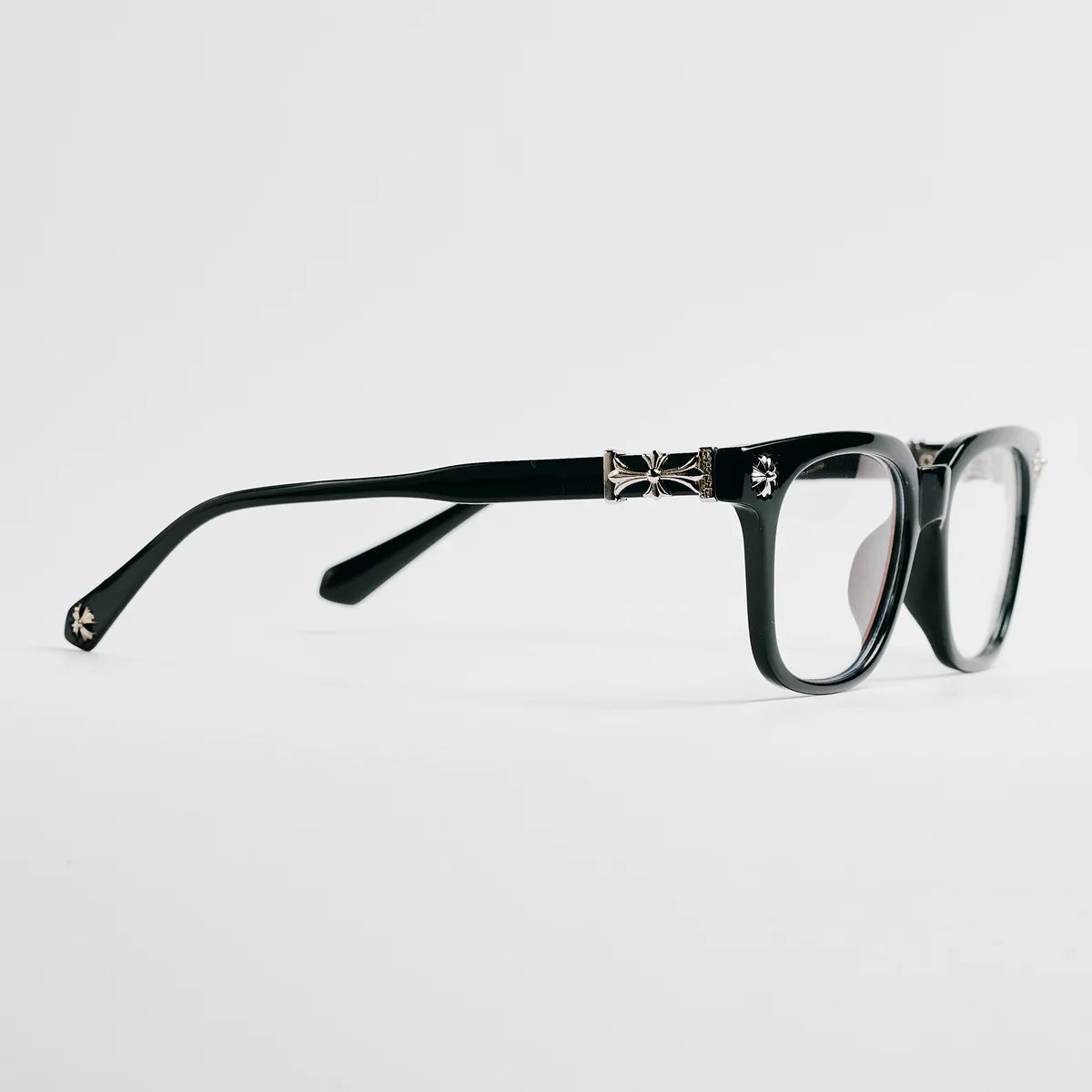 Black Chrome Hearts Glasses