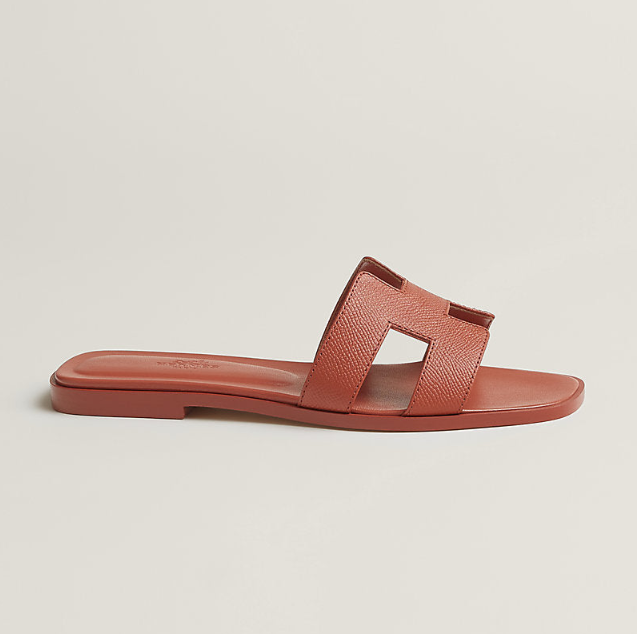 Hermes Oran Sandals - Green