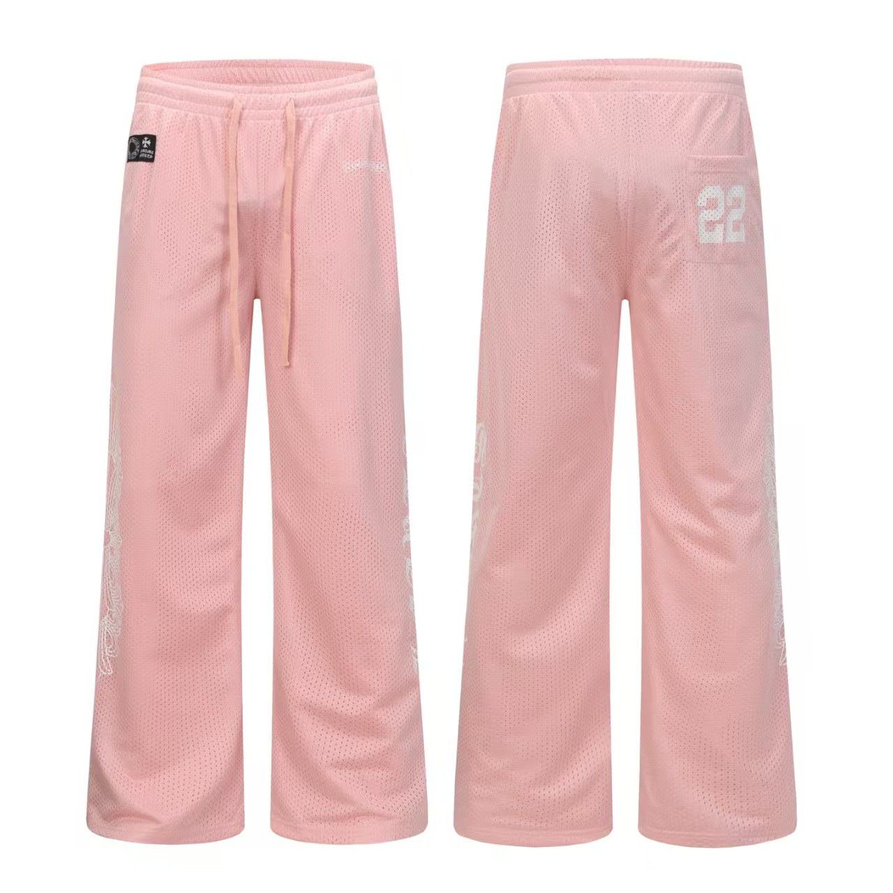 Chrome Hearts Mesh Pants - Pink