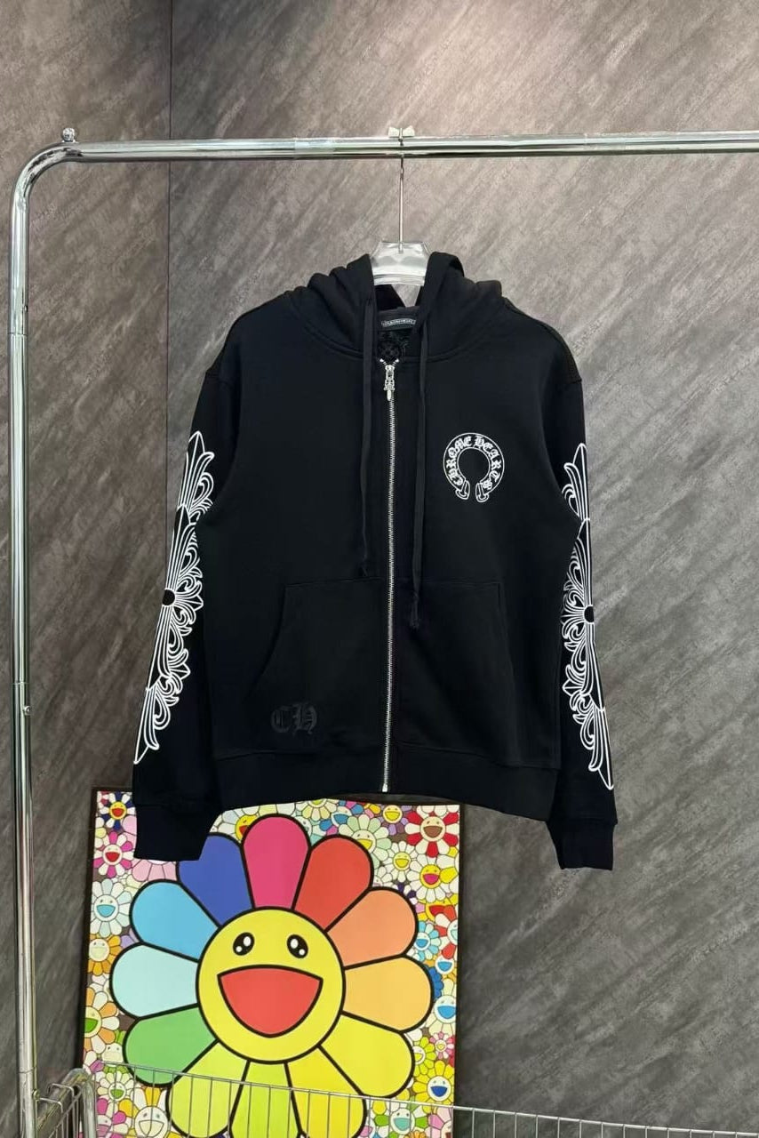 Chrome Hearts Zip Up Jacket