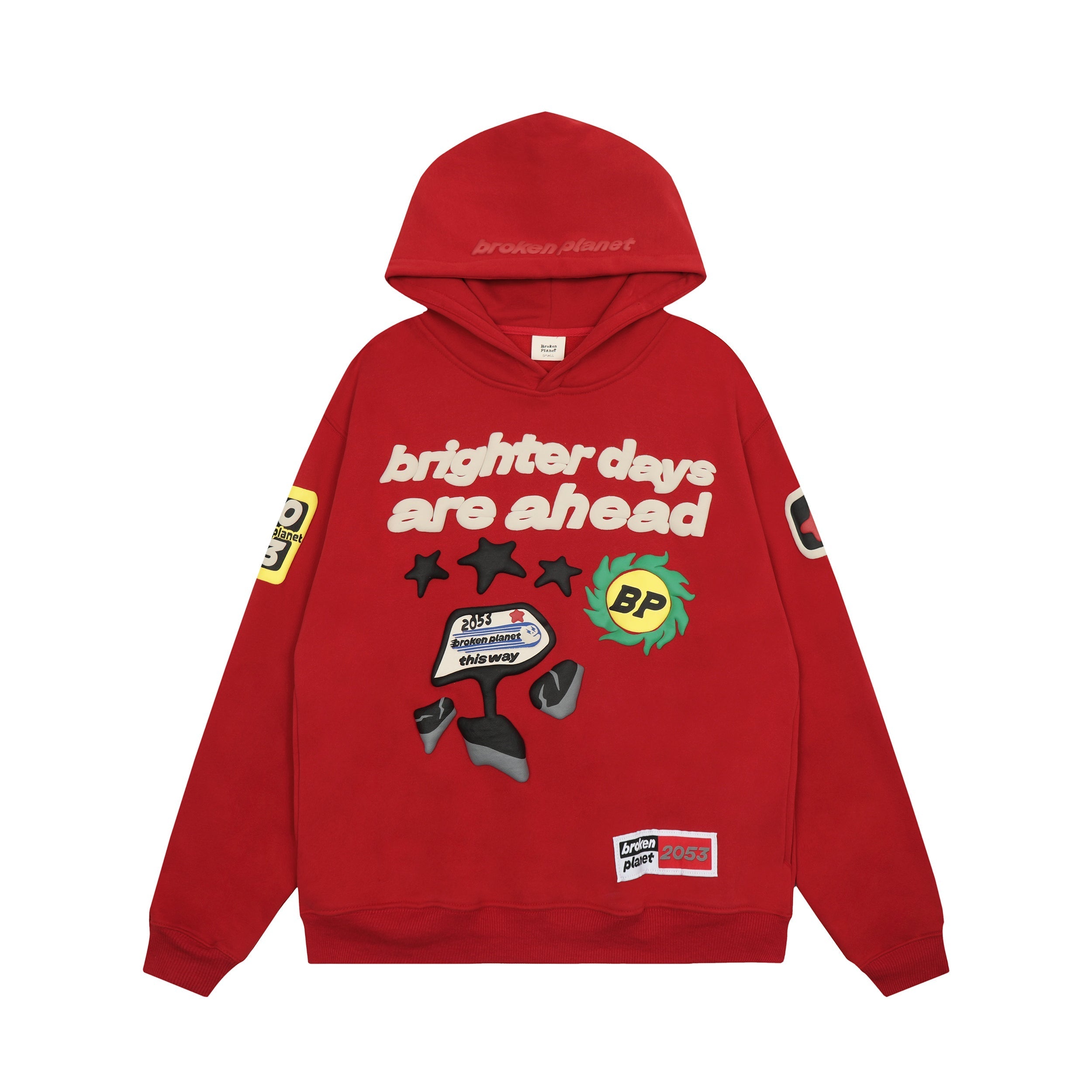 Broken Planet Hoodie - Red