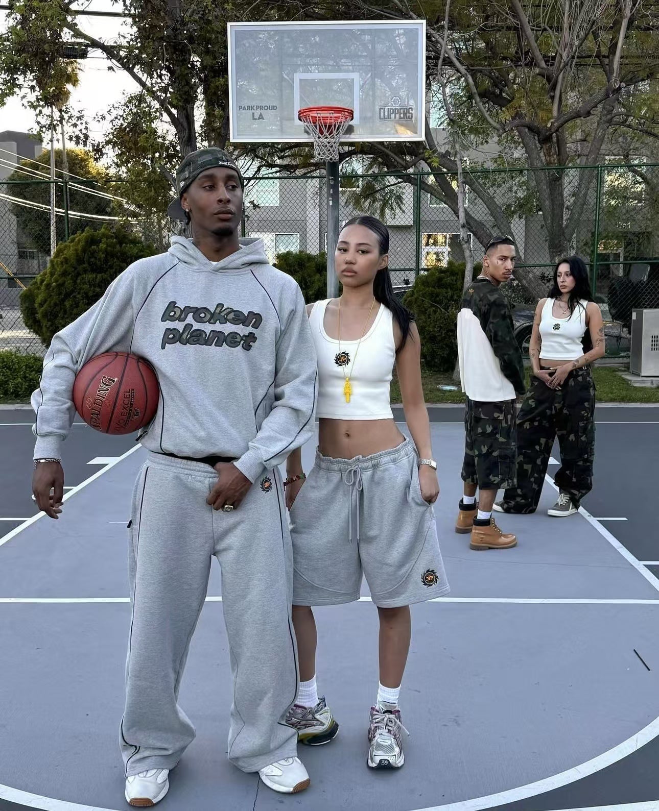 Broken Planet Tracksuit- Grey